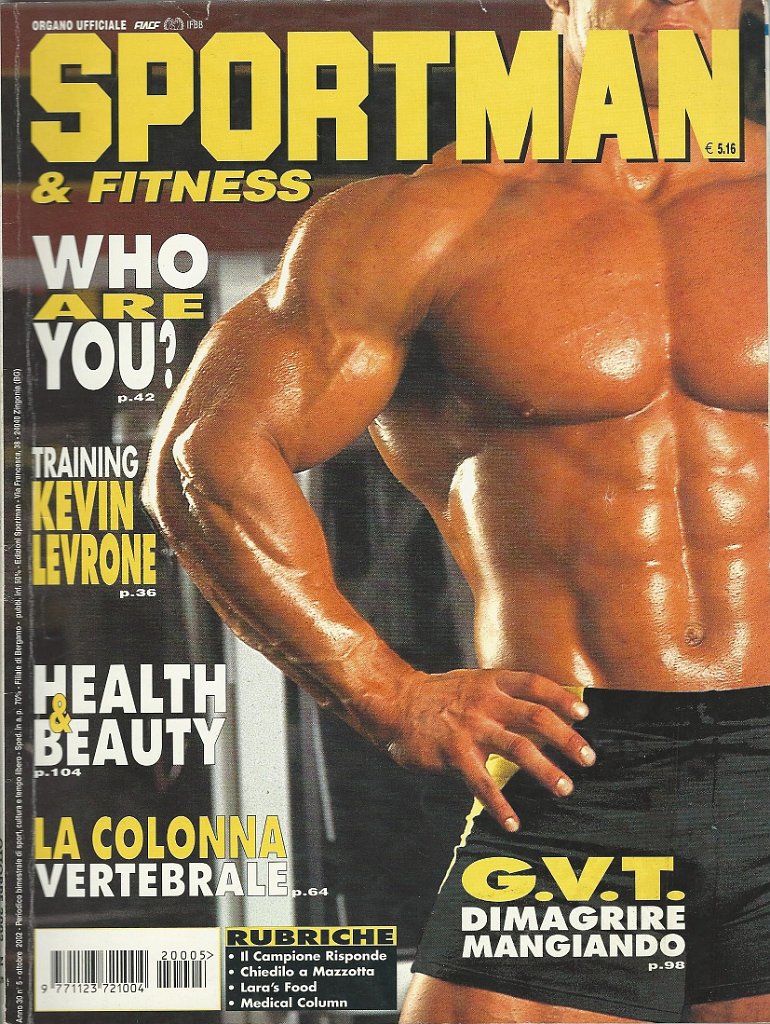 3a_Cover Magazine Sportman_Ottobre 2002